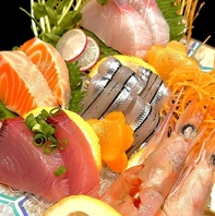 新鮮!!鮮魚の厚切りお刺身