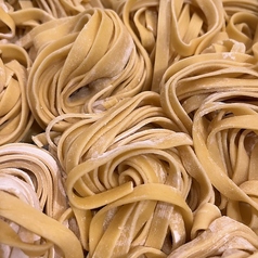 自家製の生パスタ