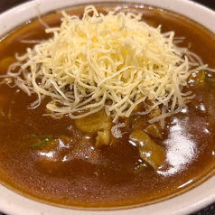 炙りチーズカレーうどん