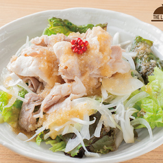 豚しゃぶサラダ玉葱ドレッシング