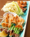 料理メニュー写真 串焼おすすめ盛合わせ　三本盛り