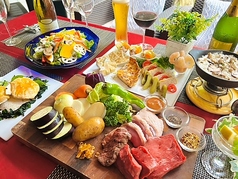 チャーリーズ ベジタブル CHARLIE'S VEGETABLE with petit creriseのコース写真