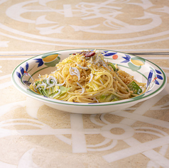 しらすとキャベツのペペロンチーノ