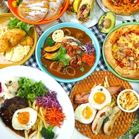 【まるでリゾート気分】約90種類のハワイアン料理☆