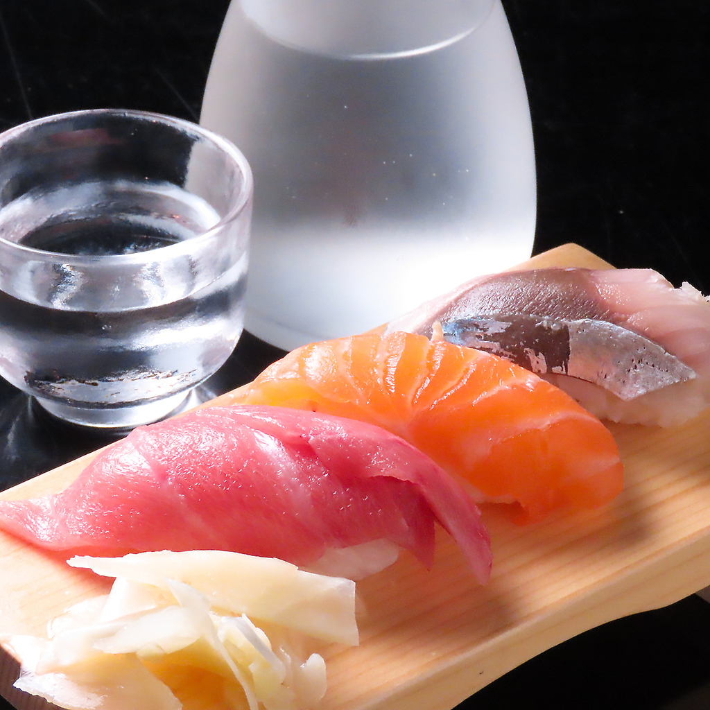 串と天ぷら以外にも！寿司も絶品