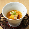 料理メニュー写真&nbsp;濃厚フォアグラと大根の玉子寄せ