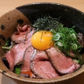 料理メニュー写真&nbsp;低温調理ローストビーフ丼