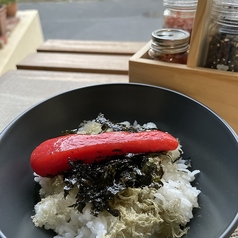至高の昆布〆明太子ごはん