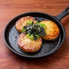 長芋のホクホク揚げ 明太子ソース