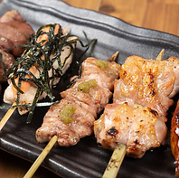 定番から変わり種まで楽しめる焼き鳥メニュー！