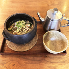 あじと香味野菜の炊き込みご飯～冷や汁風～