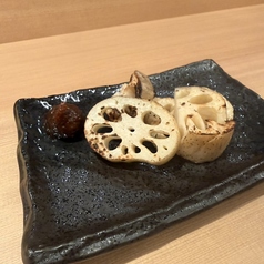 焼きれんこん 特製味噌添え