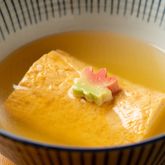 お出汁をかけた玉子焼き