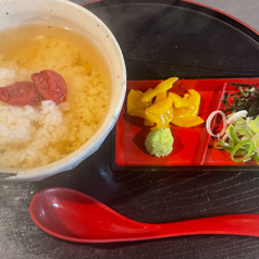 梅だし茶漬け