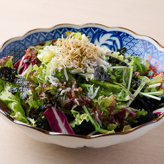 2種のしらすと韓国海苔サラダ