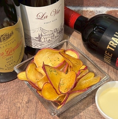 揚げたてさつまいもチップス