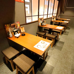 【JR福島駅より徒歩約4分】お仕事終わりのちょっとした飲み会にも使い勝手抜群!利用人数に合わせて、レイアウト変更も可能ですので、気軽にご相談ください。