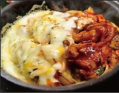 チーズダッカルビ石焼ビビンパ