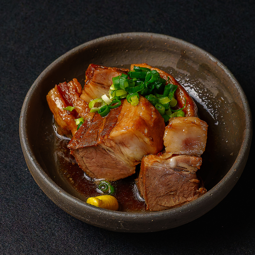 当店看板商品である「鹿児島黒豚」は、豚の角煮や、一口カツなど…様々な料理にてご提供いたします！