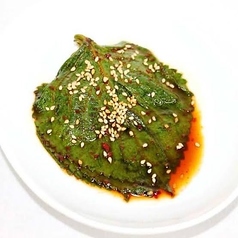 エゴマ醤油漬け