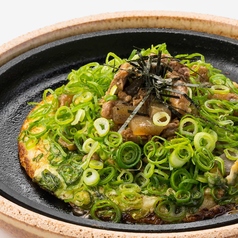 名物　九条ネギ香る!牛すじとこんにゃくのねぎ焼き