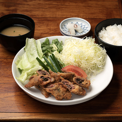 山形豚の梅肉しそ巻きフライ定食