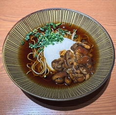 とろろなめこ かけそば
