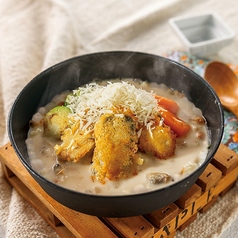 牡蠣とパルメザンチーズのチャウダードリア