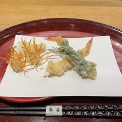 天麩羅春善のコース写真