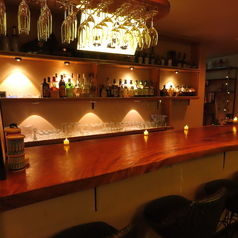 カウンター席です。