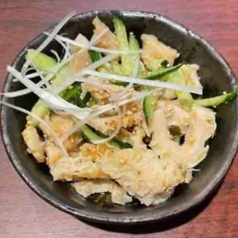 ごま塩ハチノス刺し