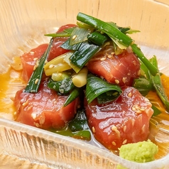 赤身マグロ胡麻醤油