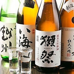 ウイスキーや焼酎、カクテルもお任せください