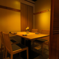 宴会・会食に◎完全個室をご用意