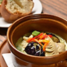 こだわりのグリーンカレー