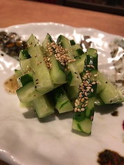 たたき胡瓜 塩だれ和え