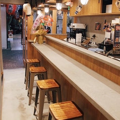 1Fにはカウンター席をご用意しております。