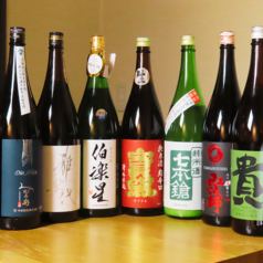 ご来店いただいたお客様にだけご案内できるお酒もご用意