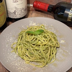 バジルたっぷりジェノベーゼスパゲティ