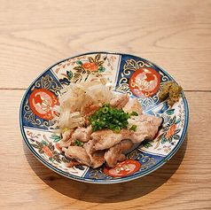 せせり鉄板焼柚子胡椒添え