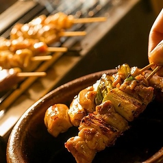 宮崎地頭鶏を炭火で焼き上げた種類豊富地鶏料理♪　　　