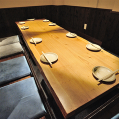 大人数でのご宴会もお任せ下さい！10名様までご利用可能！個室でごゆっくりお楽しみください！