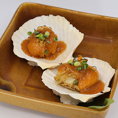 帆立の玉味噌焼き