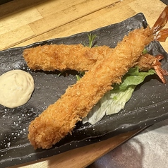 特大エビフライ