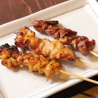 香ばしさ溢れる自慢の串焼き