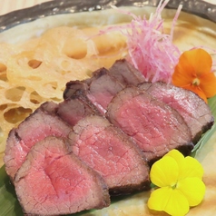西米良産　鹿肉の炭火ステーキ