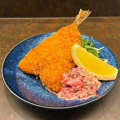 アジフライ しば漬けタルタル