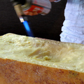 料理メニュー写真 グラナパダーノでつくるチーズリゾット
