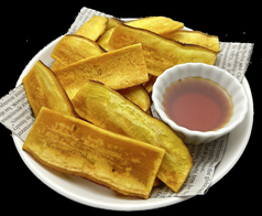 さつまいもチップス 塩カラメル