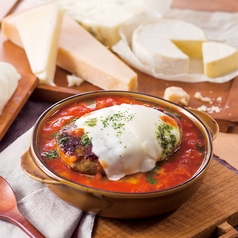 【お肉ドリア】トマトとモッツァレラチーズのハンバーグドリア